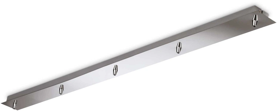 Pakabinamas šviestuvas Ideal Lux Tvirtinimo Elementas Rosone Lineare 5 Luci Cromo