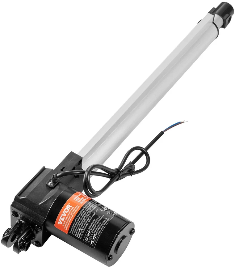 VEVOR 12V linijinis pavaras, 350 mm, 6000N