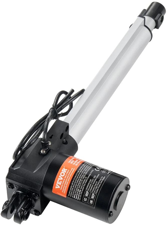 VEVOR 24V linijinis pavaras, 25 cm, 1000N