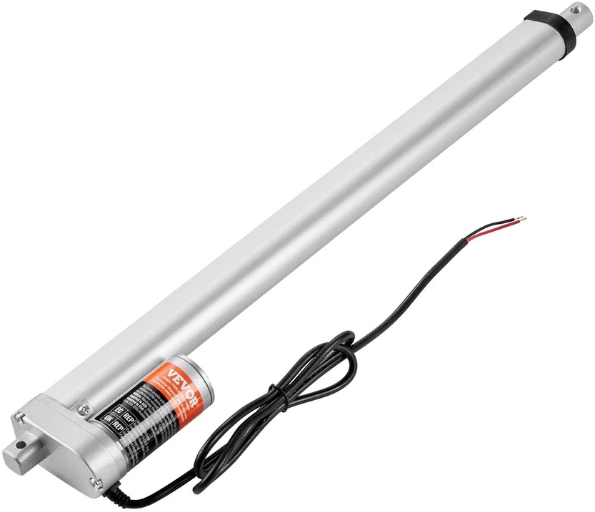 VEVOR 12V linijinis pavaras 450mm 1.5 kN