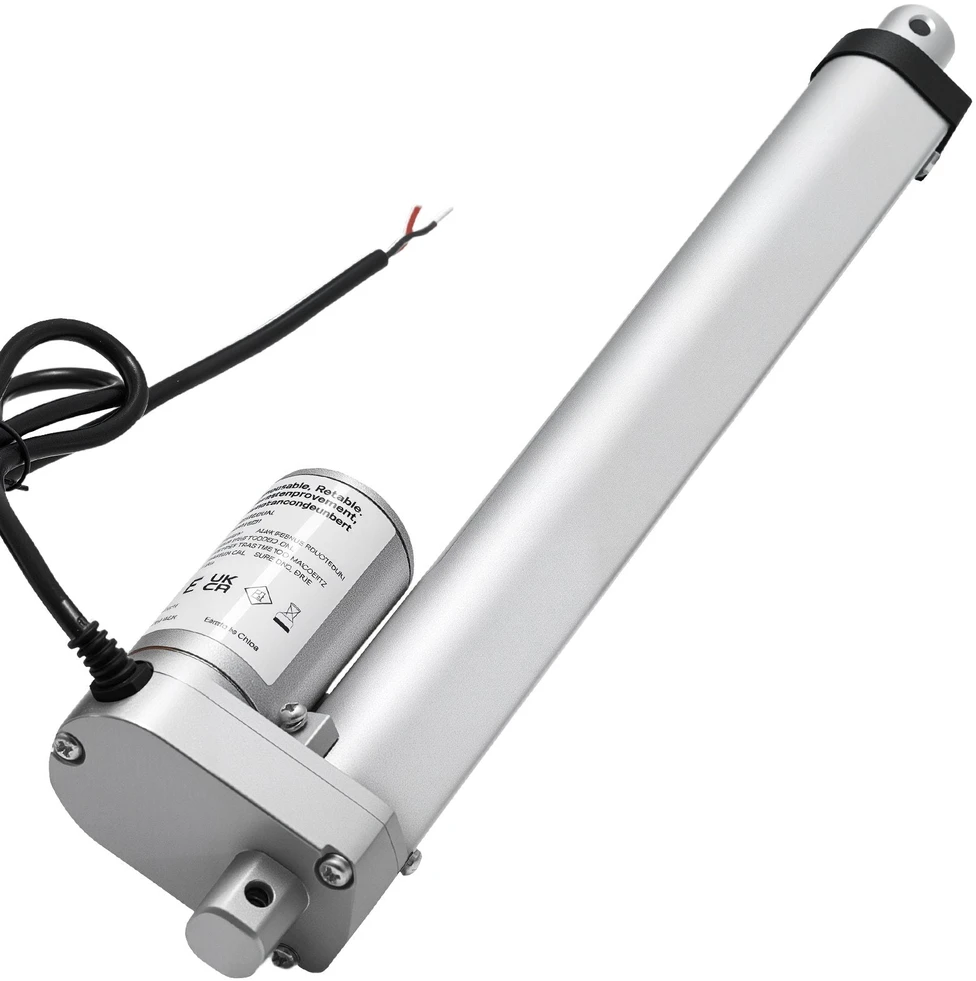 VEVOR 12V linijinis pavaras, 250mm eiga 15mm/s, 1000N