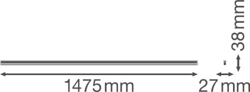 Ledvance Linijinis šviestuvas COMPACT BATTEN 1500 25 W 3000 K