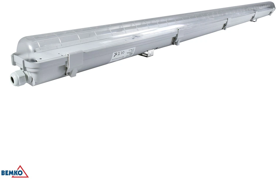 Lubinis šviestuvas Bemko Linijinis šviestuvas EMPTY OHB, T8, 150cm, IP65