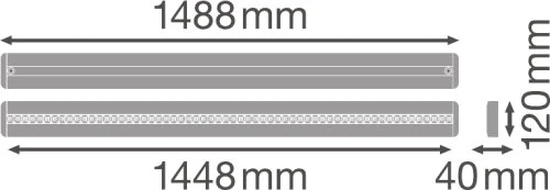 Ledvance Linijinis šviestuvas IndiviLED© DIRECT 1500 48 W 4000 K