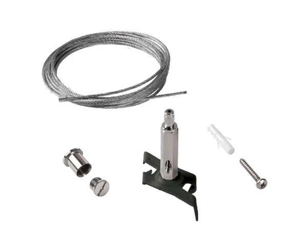 LINK TRIMLESS pakabinimo komplektas 5 m, juodas, 243238