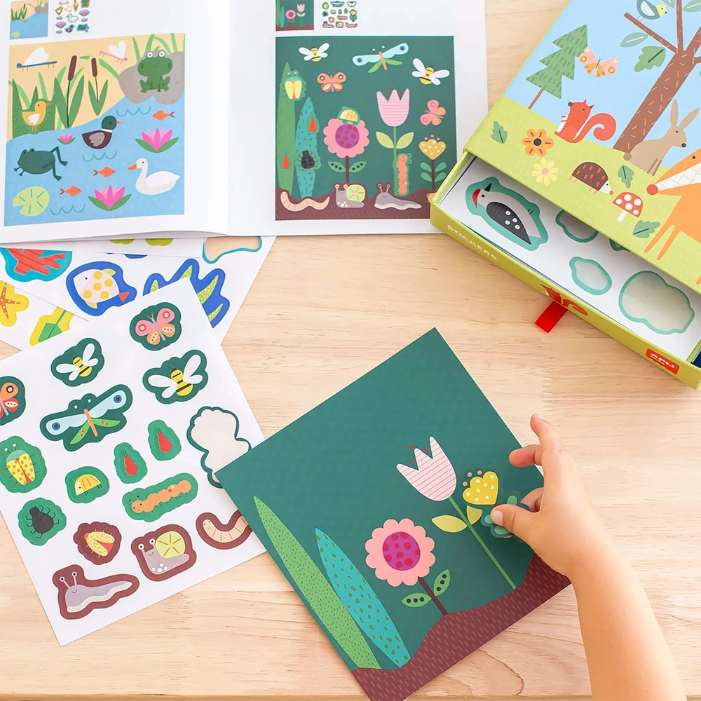 Dėlionė Apli Kids Lipdukų žaidimas „Forest“
