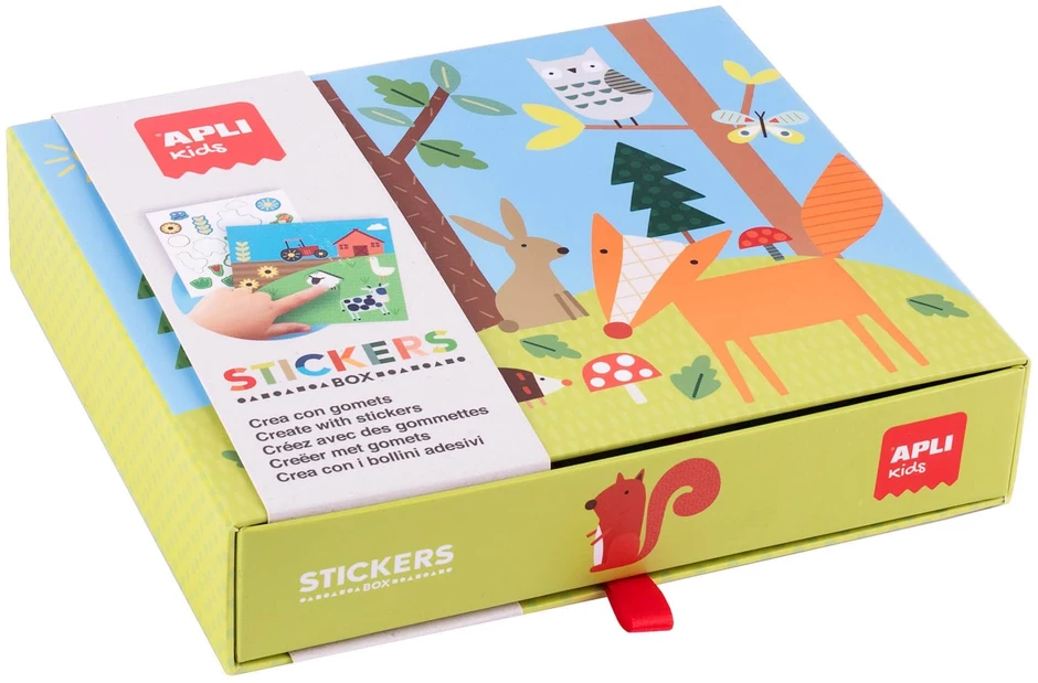 Dėlionė Apli Kids Lipdukų žaidimas „Forest“