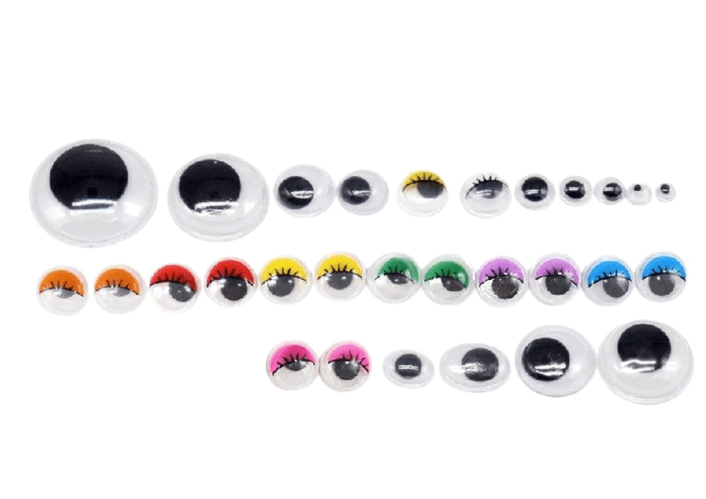 Lean Toys Lipnių judančių akių rinkinys su dėklu, 750 vnt.