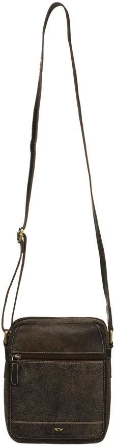 Ruda odinė rankinė PTN J144