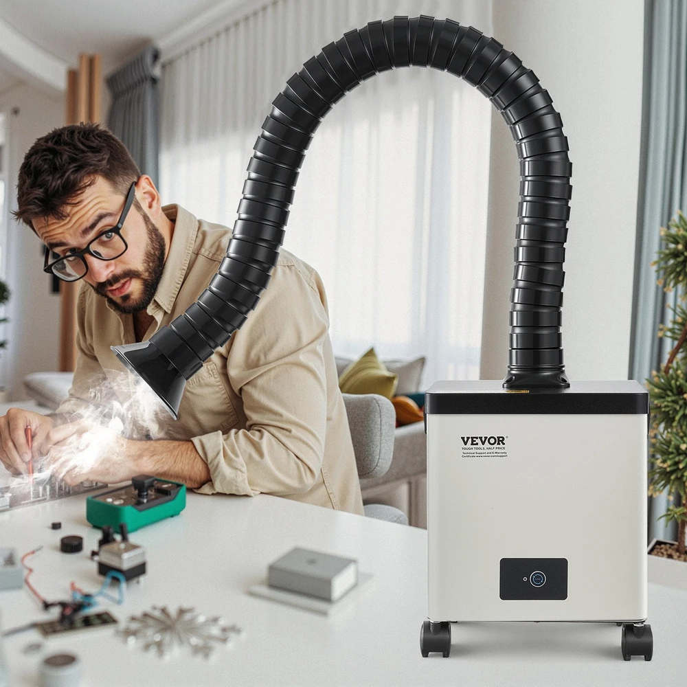 VEVOR 85W litavimo dūmų ištraukiklis su 3 filtrų sistema