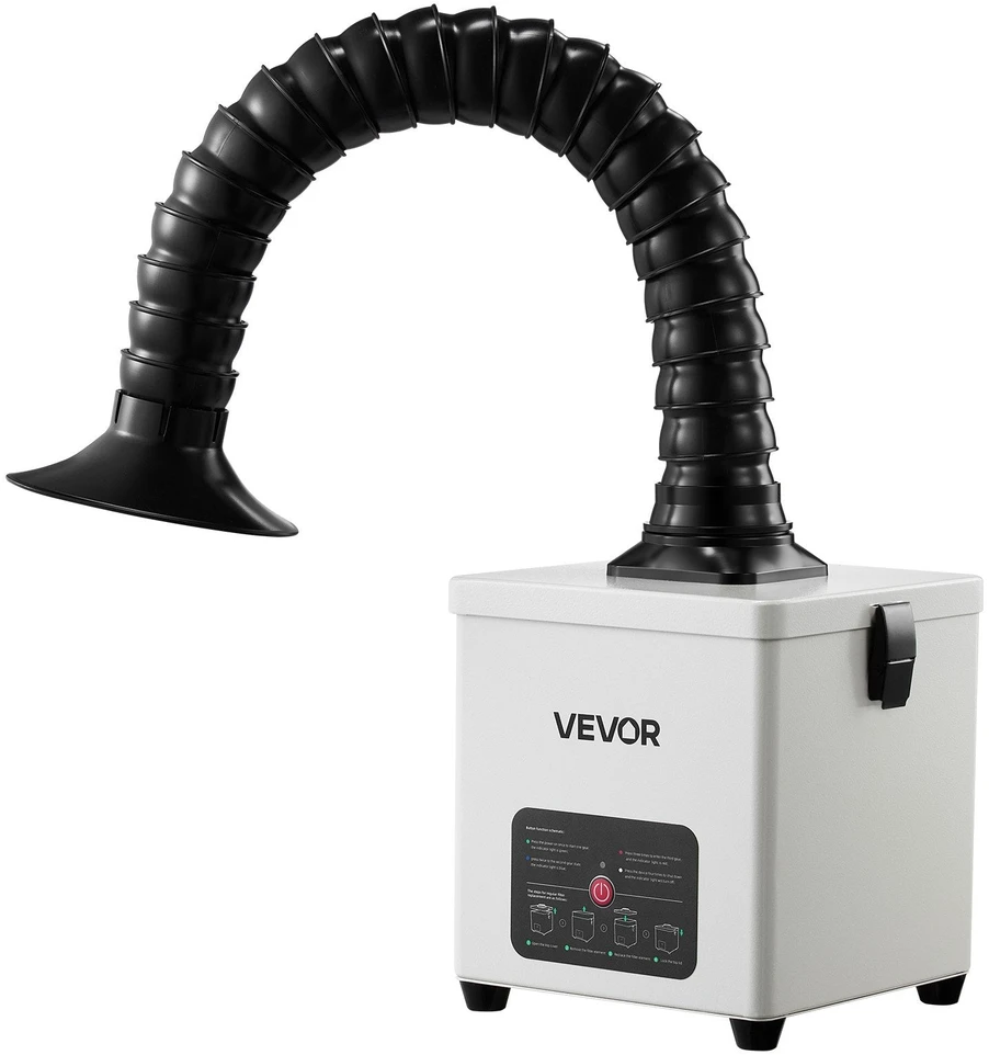 VEVOR Litavimo dūmų ištraukiklis su 3 pakopų filtru