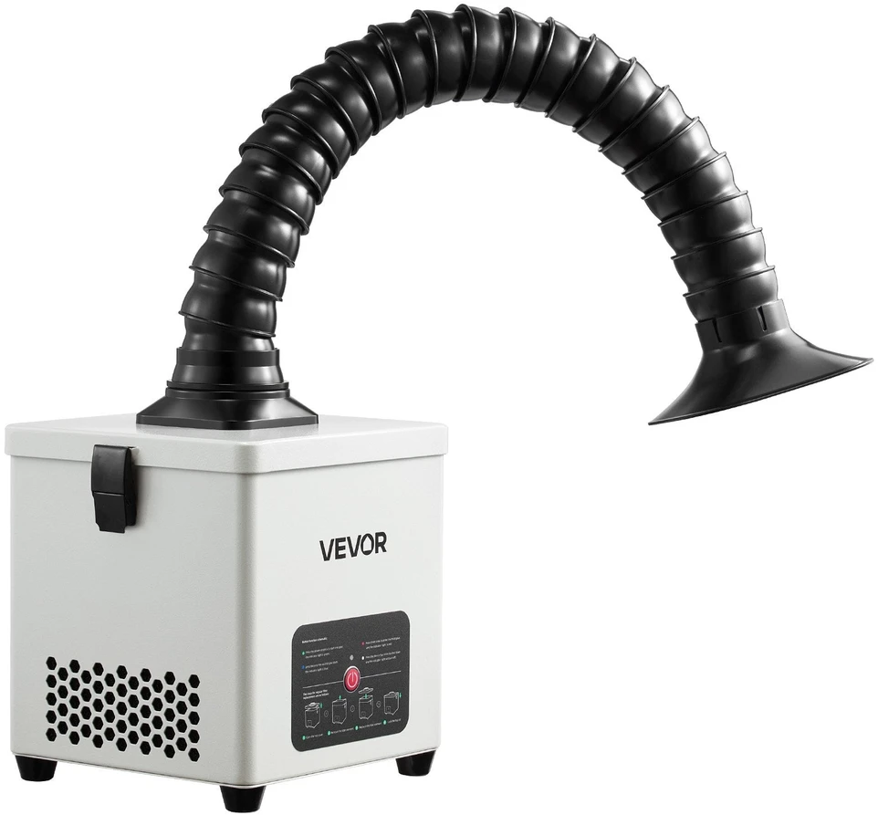 VEVOR Litavimo dūmų ištraukiklis su 3 pakopų filtru
