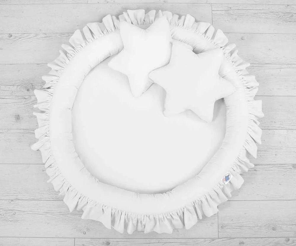 My Sweet Baby Lizdas su raukiniais – baltas