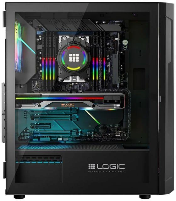 Logic ARAMIS ARGB MINIDI USB 3.0 dėklas, juodas