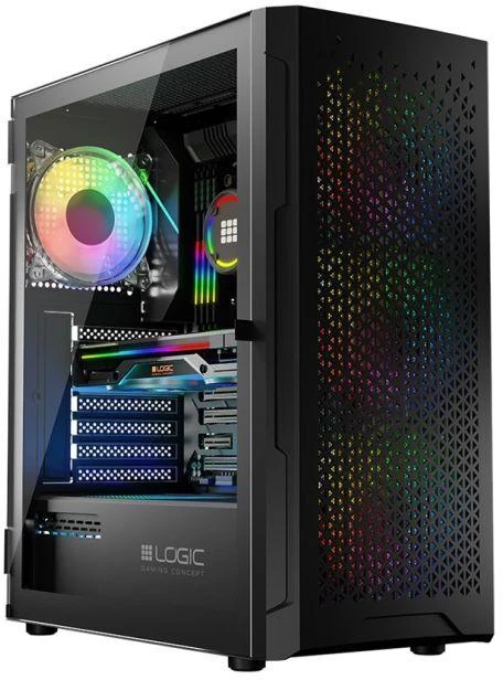 Logic ARAMIS ARGB MINIDI USB 3.0 dėklas, juodas