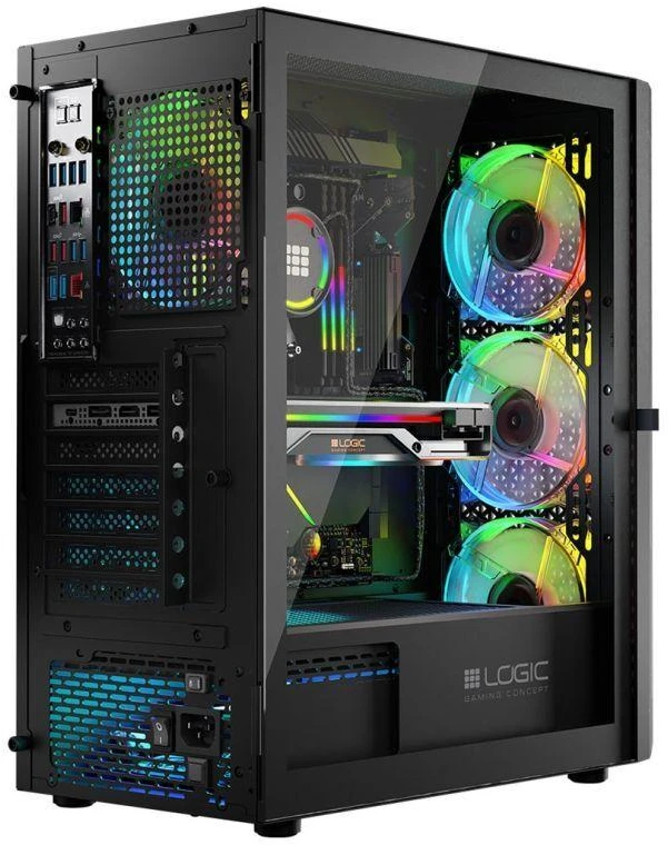 Logic ARAMIS ARGB MINIDI USB 3.0 dėklas, juodas