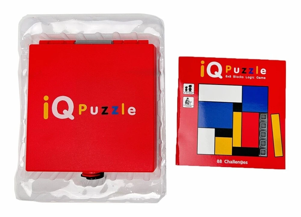 District Loginis stalo žaidimas IQ Puzzle, 8x8 blokelių