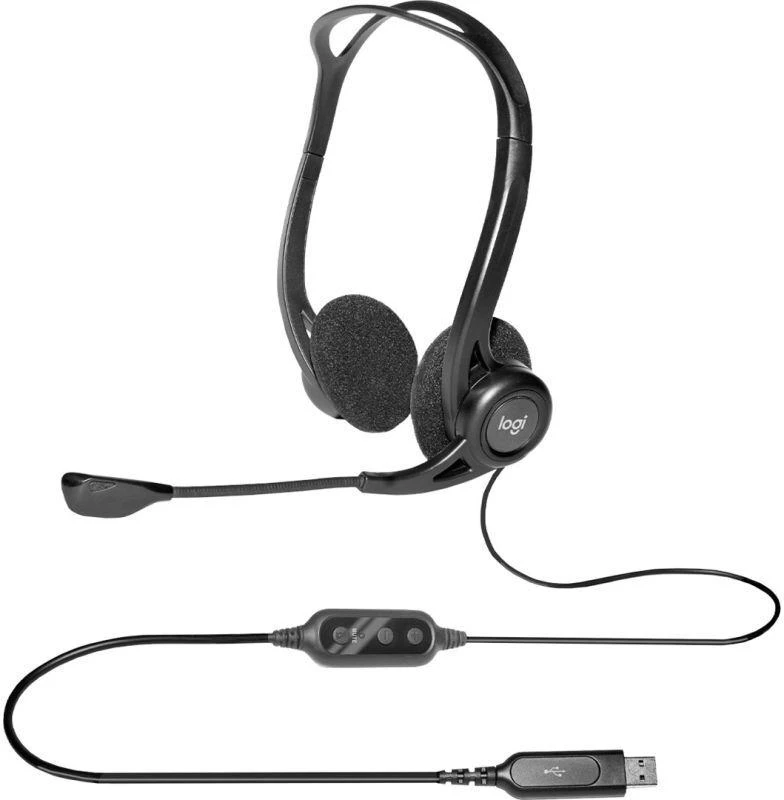 Logitech 960 ausinės su mikrofonu 981-000100 (juodos)