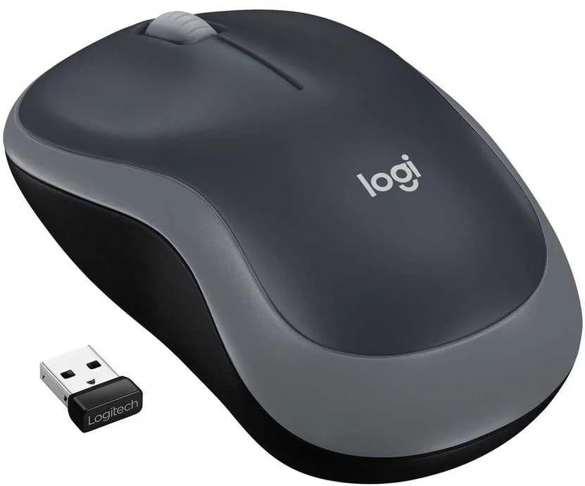 Bevielė pelė Logitech M185 pilka