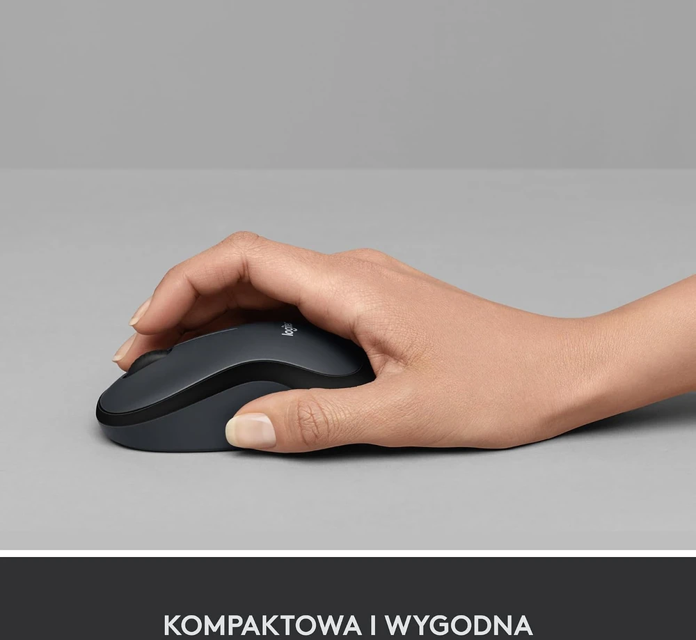 Belaidė pelė LOGITECH M220 Silent Juodai pilka