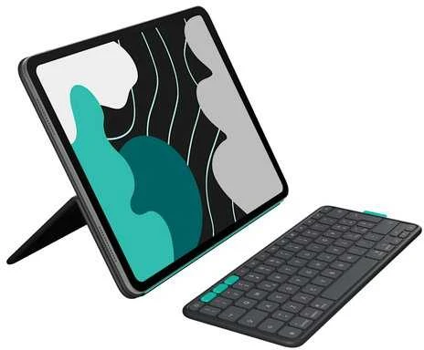 „Logitech Flip Folio“ – grafitas – DEU