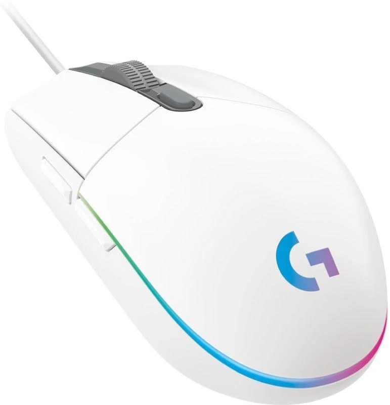 Pelė žaidimams Logitech G102 Lightsync, Balta