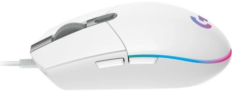 Pelė žaidimams Logitech G102 Lightsync, Balta