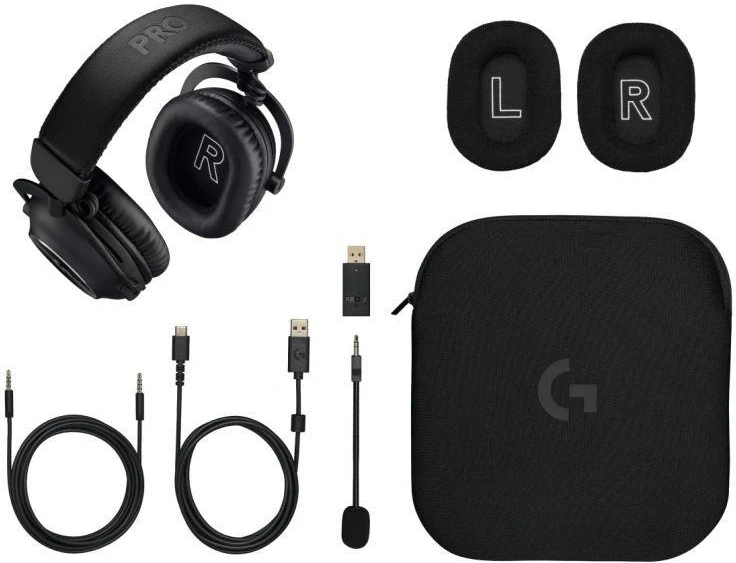 Ausinės Logitech G Pro X2 Lightspeed Juoda