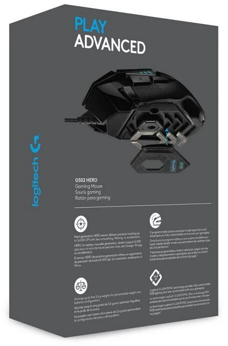 Žaidimų pelė Logitech G502 Hero