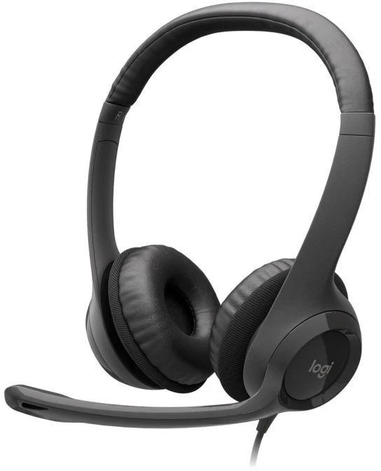 Logitech H390 ausinės 981-000406 (juodos)