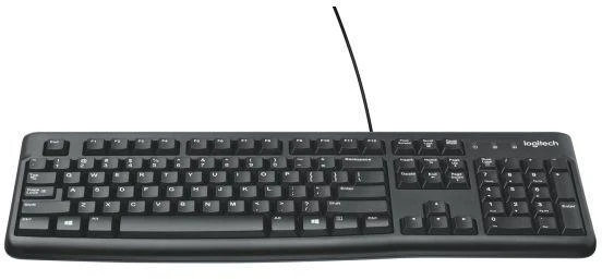 Logitech K120 Membraninė klaviatūra 920-002479 (USB 2.0; juoda)