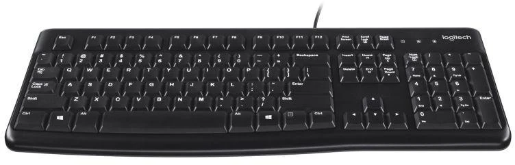 Logitech K120 Membraninė klaviatūra 920-002479 (USB 2.0; juoda)
