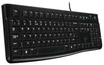 Logitech klaviatūra K120 su laidu, US/INT išdėstymas