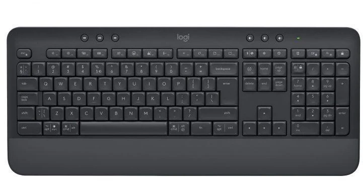 Klaviatūra Logitech Signature K650, Grafito spalvos, JAV tarptautinis išdėstymas (Qwerty)
