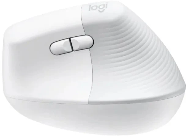 Logitech Lift vertikali balta pelė