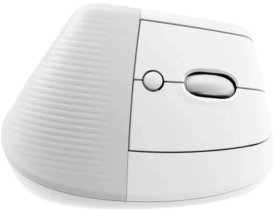 Logitech Lift vertikali balta pelė