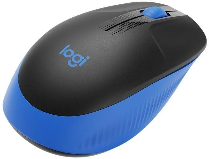 Belaidė pelė Logitech M190, mėlynos spalvos