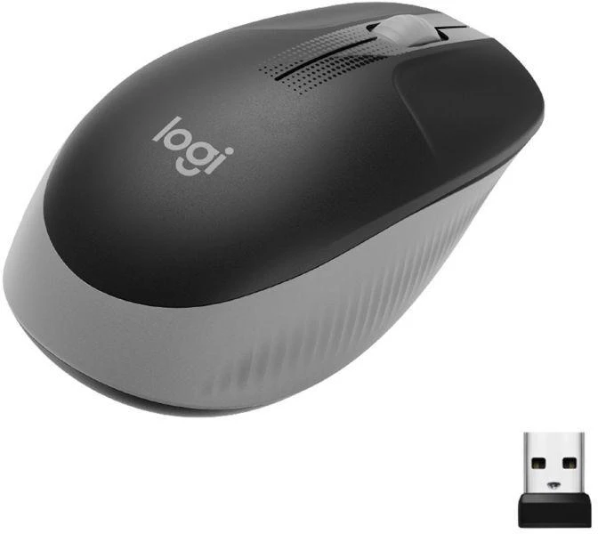 LOGITECH M190 pilka pelė