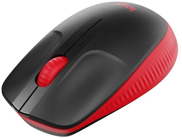 Belaidė pelė Logitech M190, raudonos spalvos