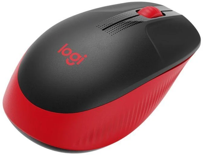 Belaidė pelė Logitech M190, raudonos spalvos