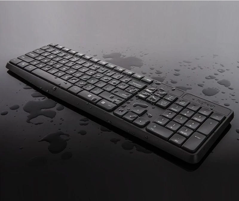 Belaidis klaviatūros ir pelės rinkinys Logitech MK235, US išdėstymas