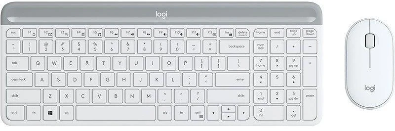 Logitech MK470 klaviatūra + pelė, balta