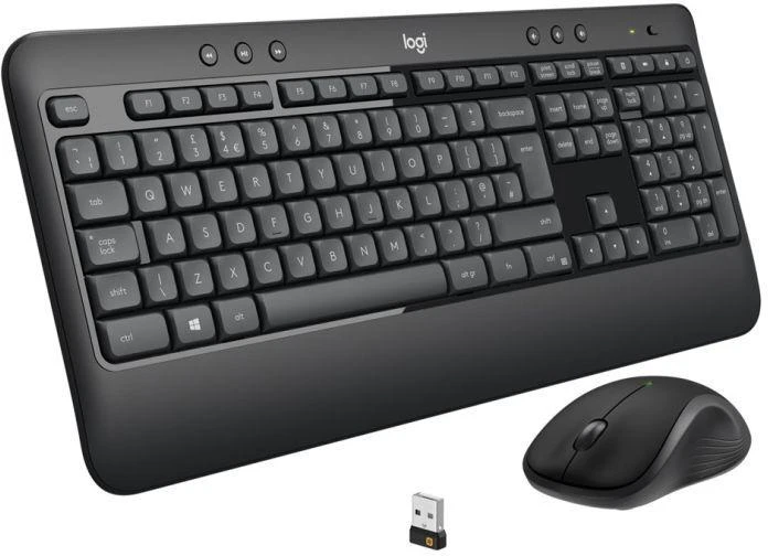 Logitech MK540 920-008685 membraninė klaviatūra ir pelė (USB; juoda; optinė; 1000 DPI)