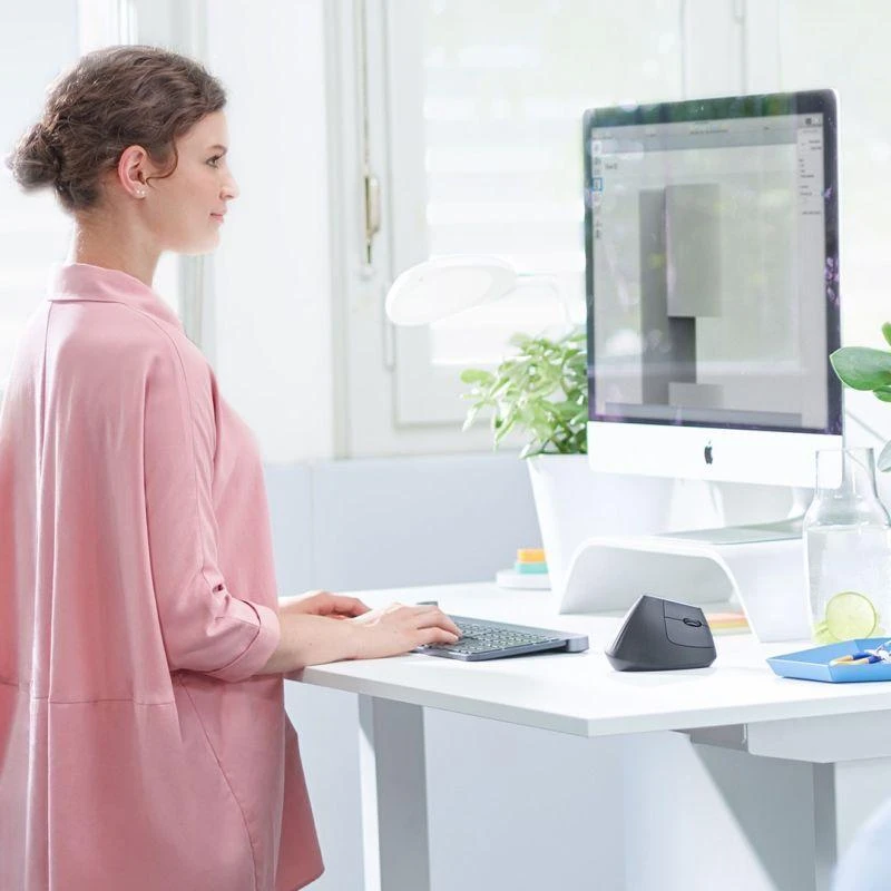 Belaidė pelė Logitech MX Vertical, pilka