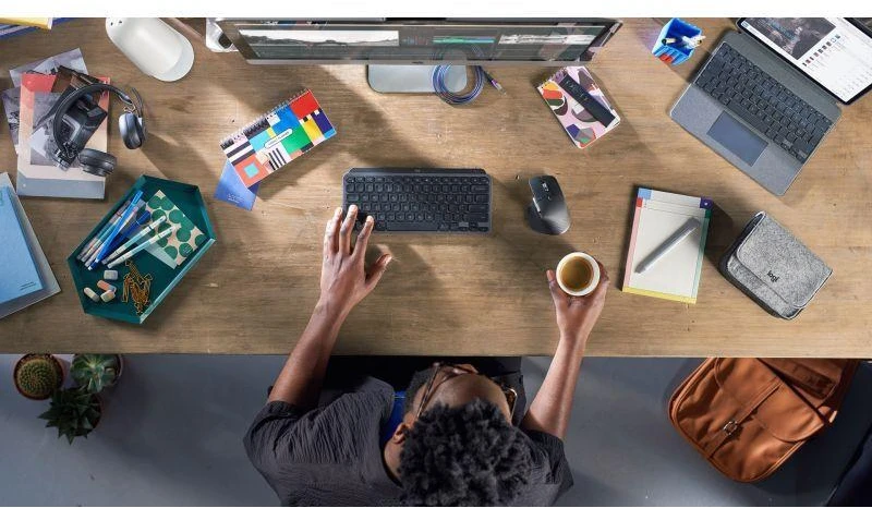 Logitech MX Keys Mini Belaidė GRAFITO klaviatūra
