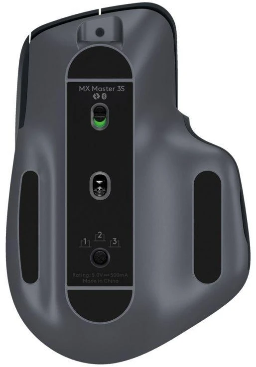 Belaidė pelė Logitech MX Master 3S, tamsiai pilka