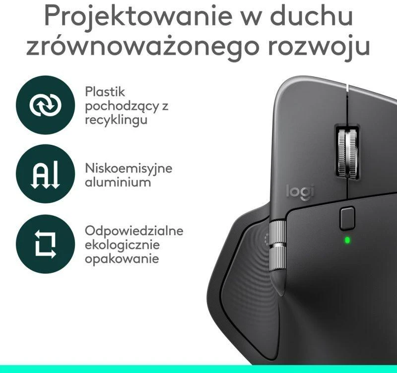 Logitech MX Master 4 for Business – grafito spalvos