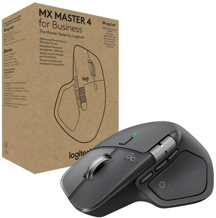 Logitech MX Master 4 for Business – grafito spalvos