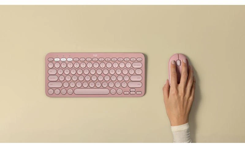Logitech Pebble 2 M350s rožinė pelė