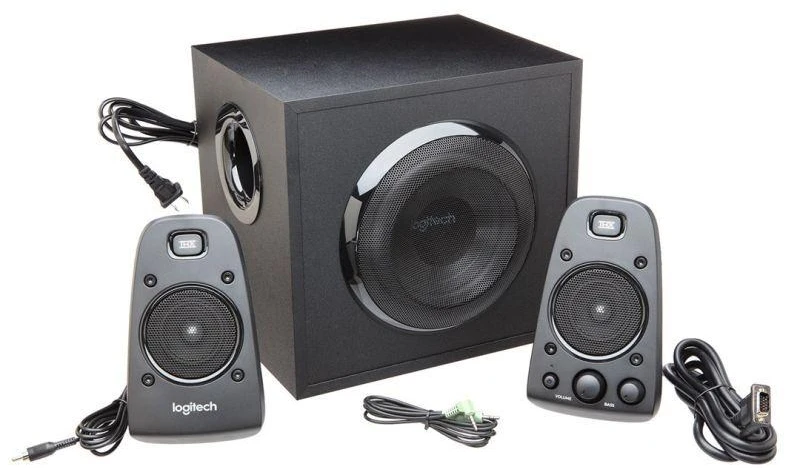 Ausinės Logitech Z623 garsiakalbių sistema 200W, universali, juoda, 2.1 kanalo, 35W